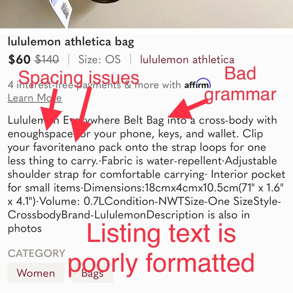 LULULEMON SCAMMERS - DO NOT BUY THIS LISTING - Picture 4 of 13